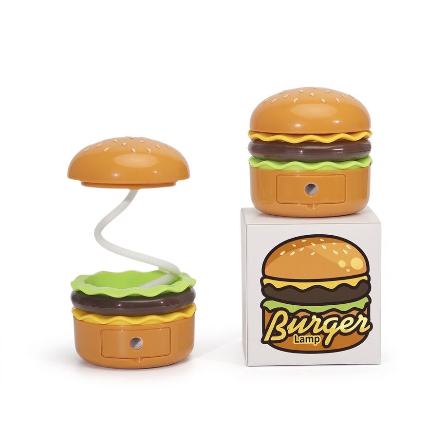 Sevimli Burger Masa Lambası